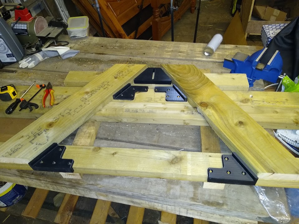 Jig used for building A-frames